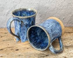 Pottery mugs (Artisan stoneware cups)